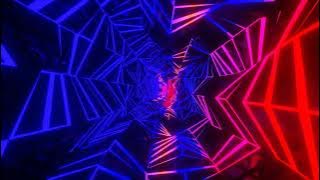 Abstract Background Video 4k Blue Metallic Red Blue Tunnel VJ LOOP NEON Satisfying Calm Wallpaper