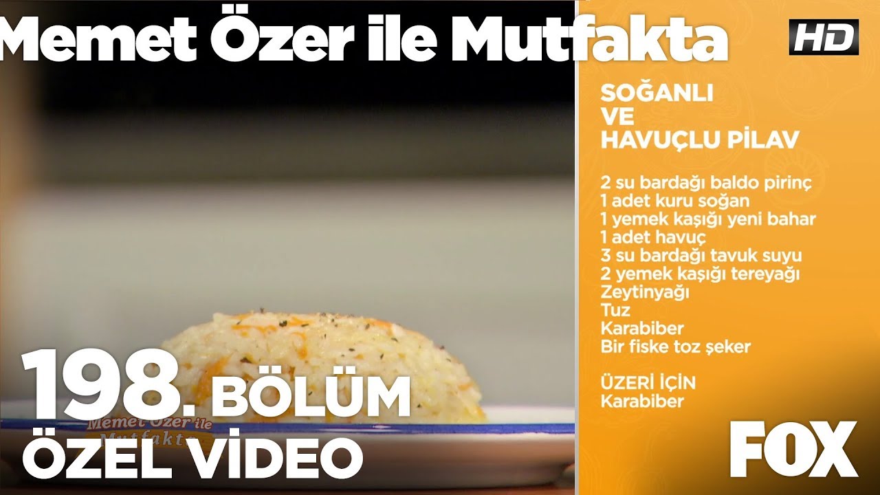 Havuçlu Pilav Nasıl Yapılır Videosu Havuçlu Pilav Nasıl Yapılır Videosu
