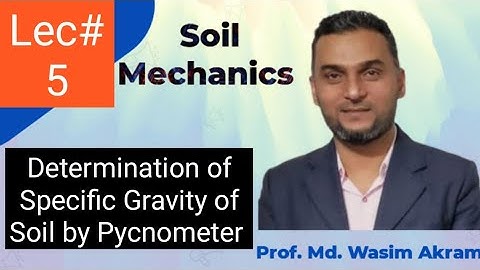 Determination of Specific Gravity of Soil by Pycnometer | Lecture -5 | Soil Mechanics | Civil | GATE