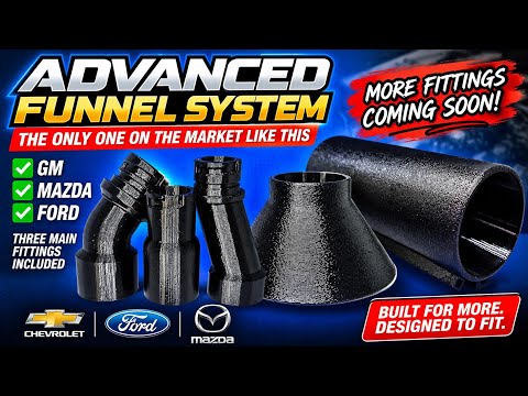 The only Advanced Oil funnel system on the market and I produce it, demonstrating how it hooks up
