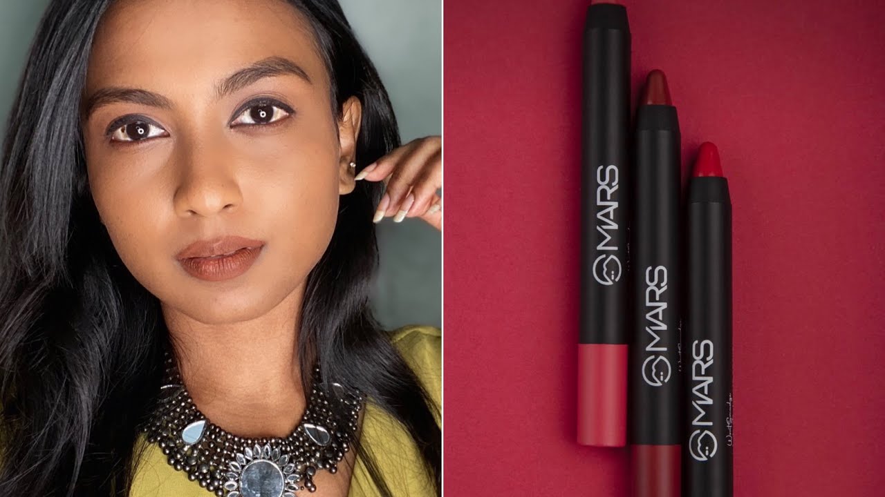 Mars Lip Crayon Review And Swatches On Dark Brown Dusky Skin YouTube Mars Lip Crayon Review And Swatches On Dark Brown Dusky Skin YouTube