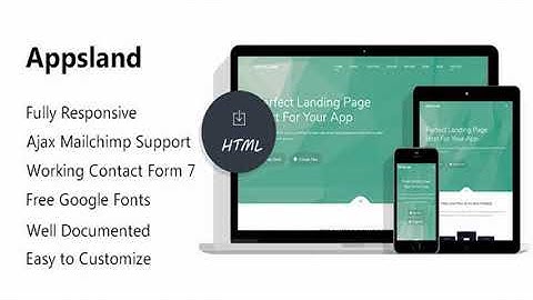 Appsland - App Landing HTML5 Template | Themeforest Website Templates and Themes