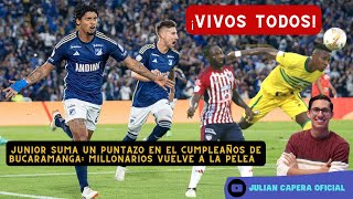 🚨🇨🇴 ¡VIVOS TODOS! MILLOS GANA Y SE METE EN PELEA; JUNIOR Y UN PUNTAZO EN EL CUMPLEAÑOS DEL LEOPARDO