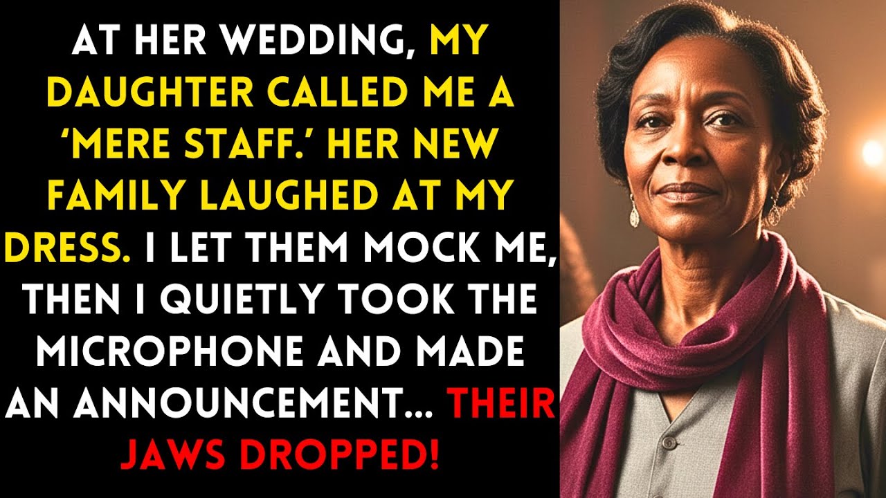 My Daughter Pretended Not To Know Me At Her Wedding, So I Made An Announcement That Destroyed Her
