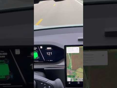 Tesla model s plaid top speed.  Limited to 174mph in track mode.
