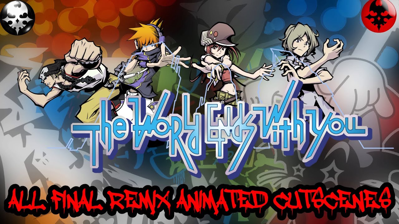 The World Ends With You-Final Remix- ALL Animated Cutscenes