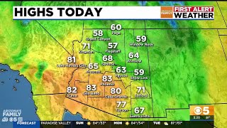 High pressure shifts, temps could slide down across Phoenix