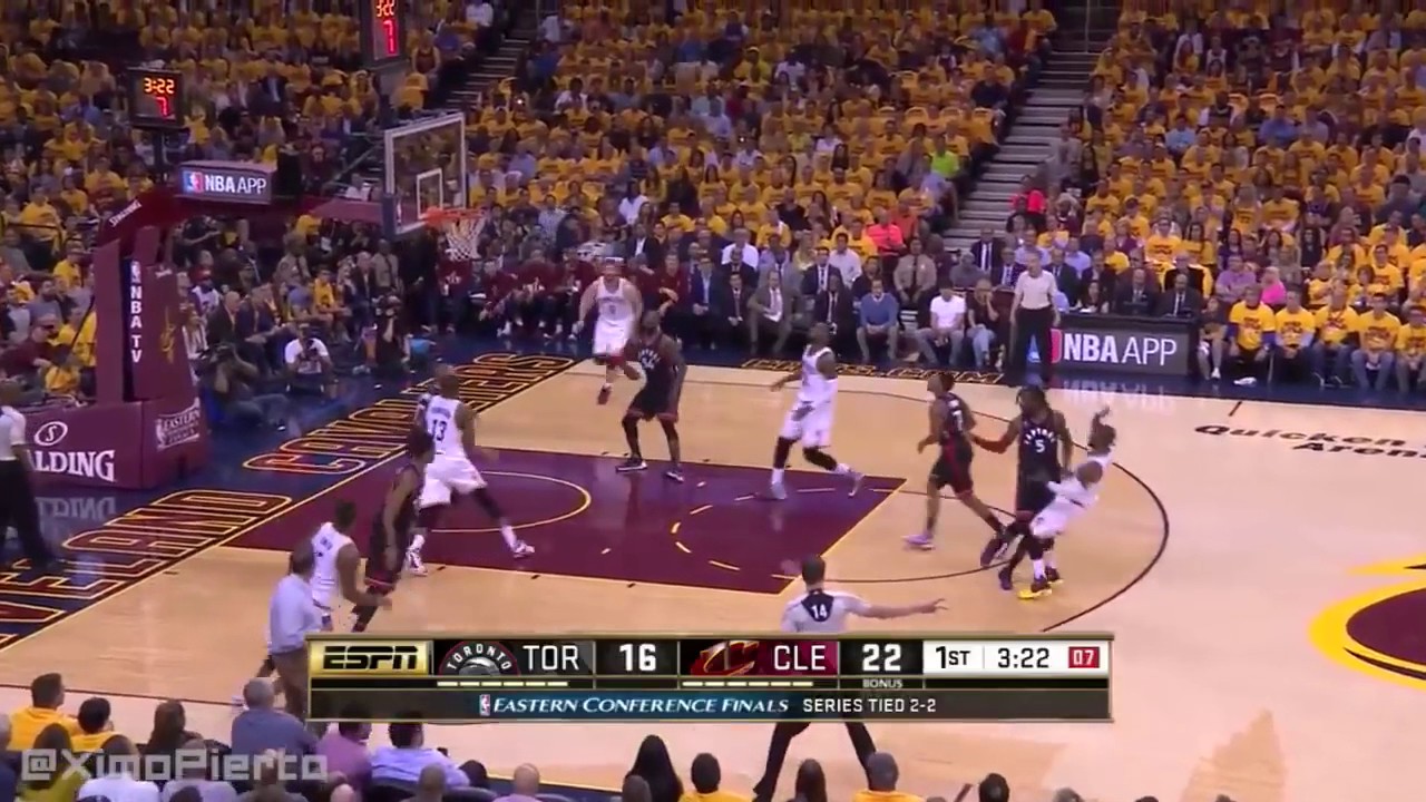 Toronto Raptors vs Cleveland Cavaliers Game 5 1st Half Highlights