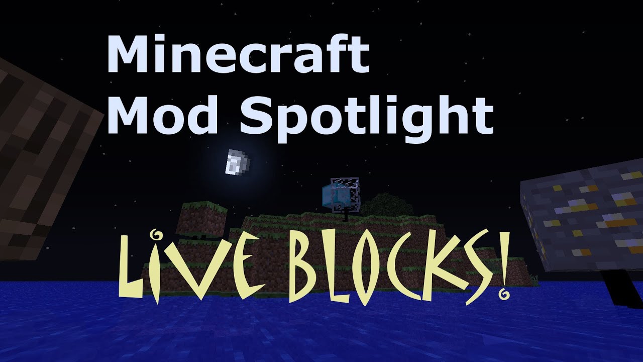 - Minecraft Mod Spotlights | Live Blocks! | NerdZander - - YouTube