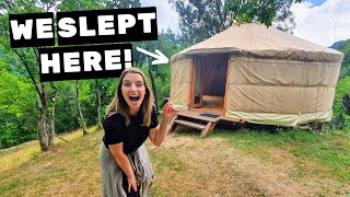🇷🇴 OUR TINY HOME GETAWAY IN THE ROMANIAN MOUNTAINS (Unique hotel full tour)