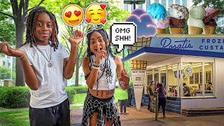 Girl Sneaks To The Ice Cream Shop To See Her Secret Admirer Ep.3