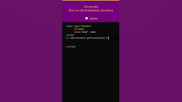 Javascript, how to check/uncheck HTML checkbox dynamically using javascript