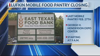 Residents encouraged to use Lufkin resource center after mobile pantry closure