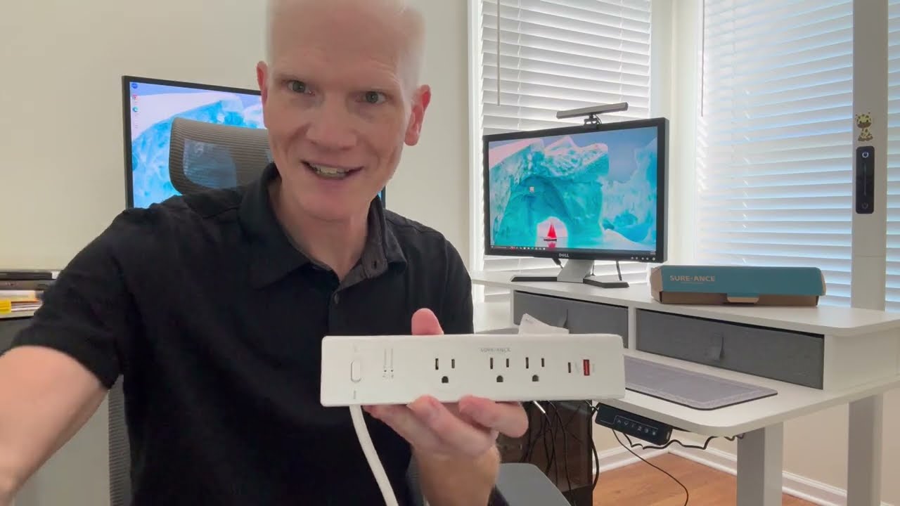 Sturdy & Strong Power Strip Surge Protector with Clamp - by Sureance