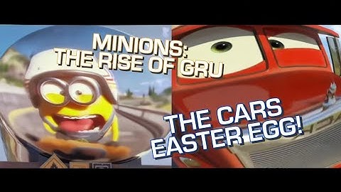 Minions: The Rise of Gru - The Cars Easter Egg
