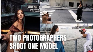 Two Photographers Shoot One Model