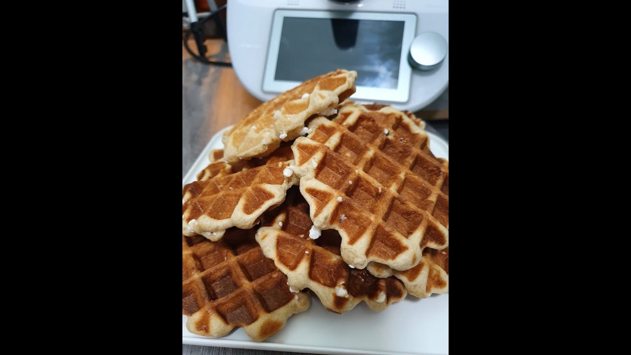 WAFFLES BELGAS EN THERMOMIX