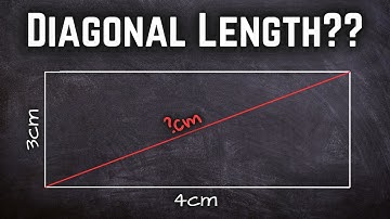 How to Find the Diagonal Length of a Rectangle