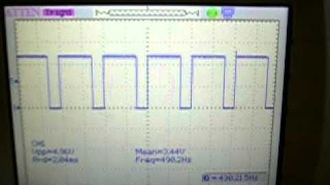 Arduino PWM on osciloscope