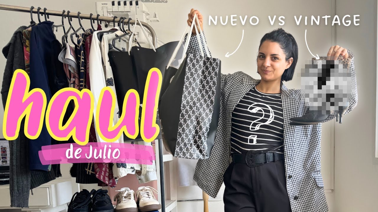 Ropa VINTAGE vs Ropa NUEVA: ¿Quién GANA el Haul de Julio?