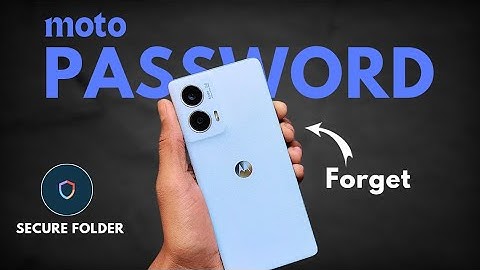 Reset Secure Folder Password on Motorola phones 🔐| Recovery Password | Moto edge 50 fusion |