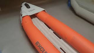 Intex Excursion Pro Kayak Initial Impression! Best kayak for $125!? I think so!