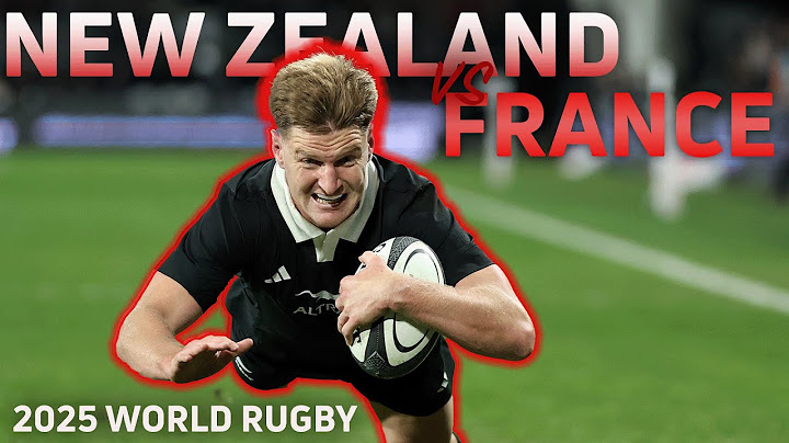 New Zealand All Blacks vs France | 2025 Men's World Rugby