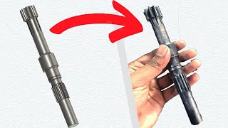Machining Gear Wheels – Designing & Making of Gear Wheel Shaft used in Excavators
