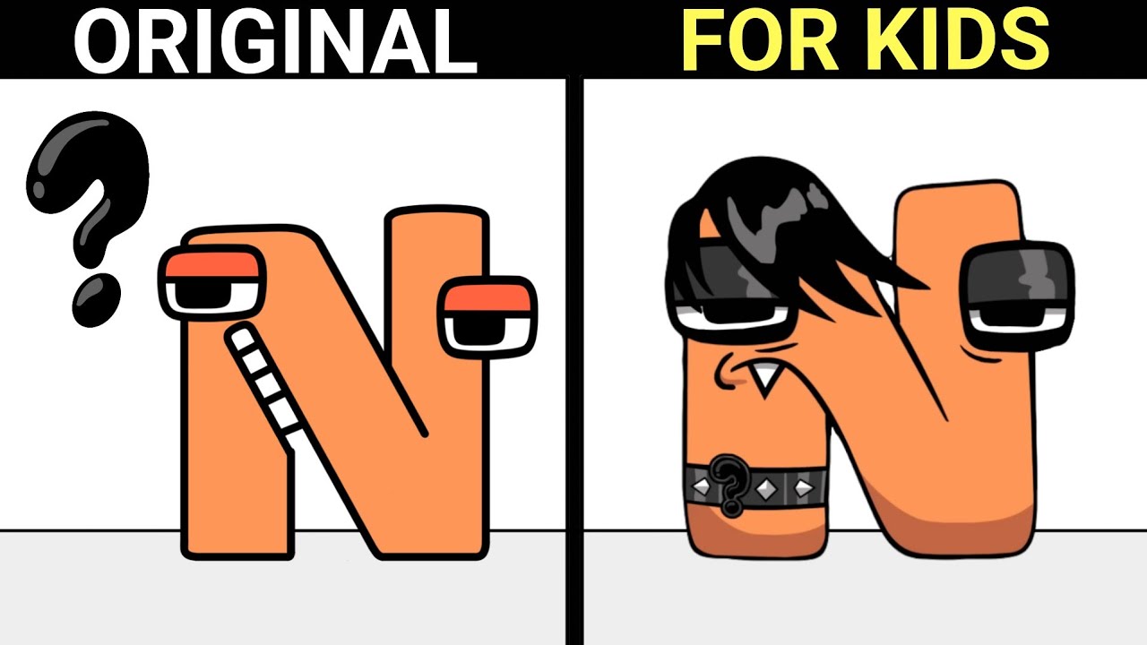 Transformation of Alphabet Lore N | Top Best Compilation (DRAWING)