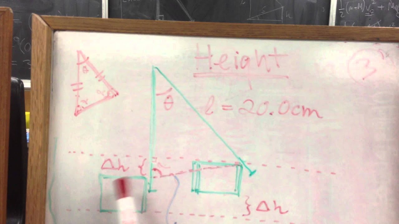Ballistic Pendulum - Part 1 - Grade 12 - YouTube