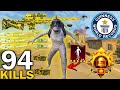 94 kills new best loot gameplay with legendary mummy setpubg mobile