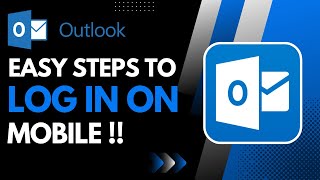 how to login outlook in mobile !
