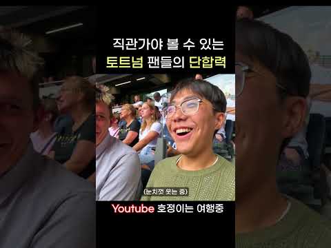 토트넘 직관가면 볼 수 있는 팬들의 단합력 #여행 #토트넘 #직관