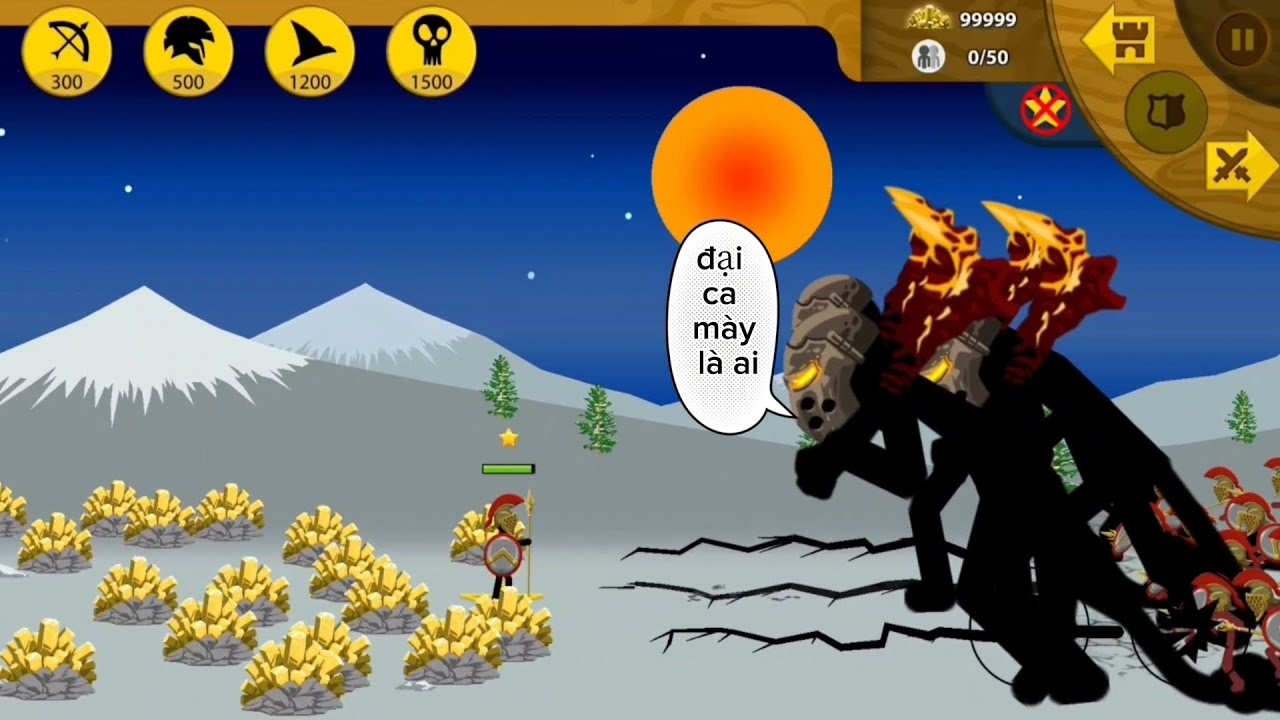 Đại Ca Lính Giáo Vàng Ra Tay Trả Thù Cho Đàn Em | Stick War Legacy