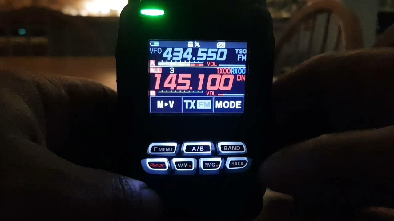 Yaesu FT5 Transfer memory channel freq to Vfo one touch YouTube