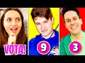 CHI è più BELLO TRA MATTIZ E LUì? DANI VOTA I NOSTRI AMICI YOUTUBER! *sconvolgente*