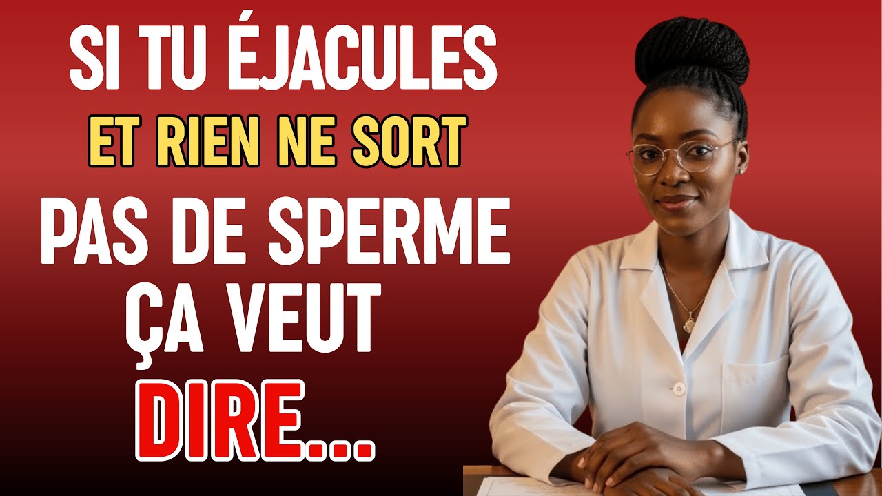 Si vous êtes âgé et n'éjaculez plus, faites CECI immédiatement...