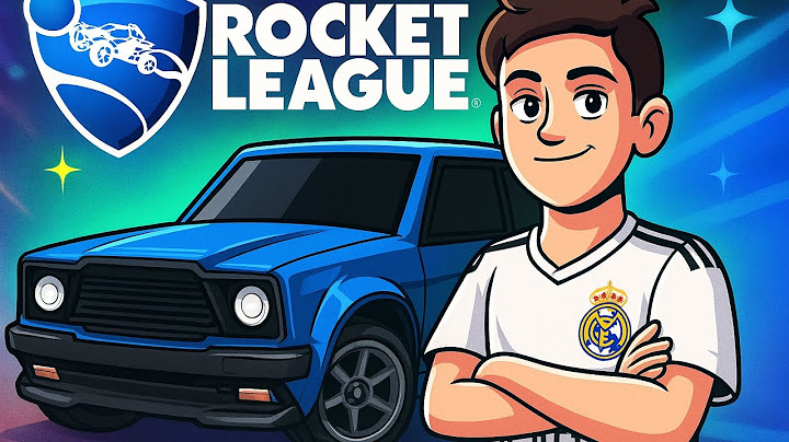 Je joue à rocket league ( je vous montre ma tête)