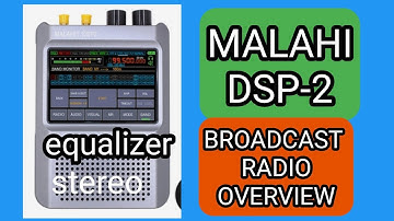 MALAHIT DPS2 - BROADCAST RADIO - RDS -GRAPHIC EQULIZER-RETEO RADIO  & BLUETOOTH -