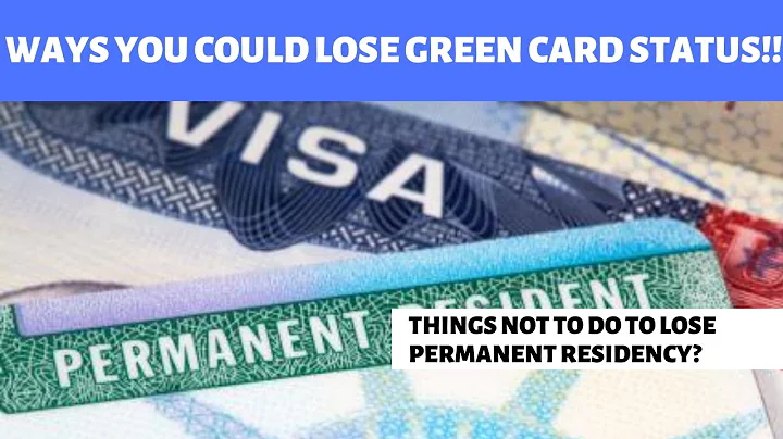 Ways you could lose your US Permanent Residency | Green Card Termination - DayDayNews