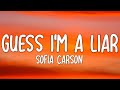 Sofia Carson - Guess I&#39;m a Liar (Lyrics)