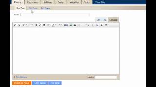 blogger - delete post
