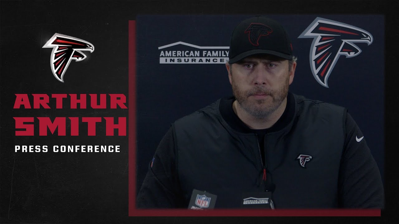 Arthur Smith recaps the Falcons 29-21 victory over the Carolina Panthers | Atlanta Falcons | NFL