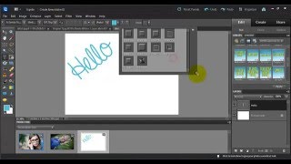How to Stylize Text in Photoshop Elements 6-10