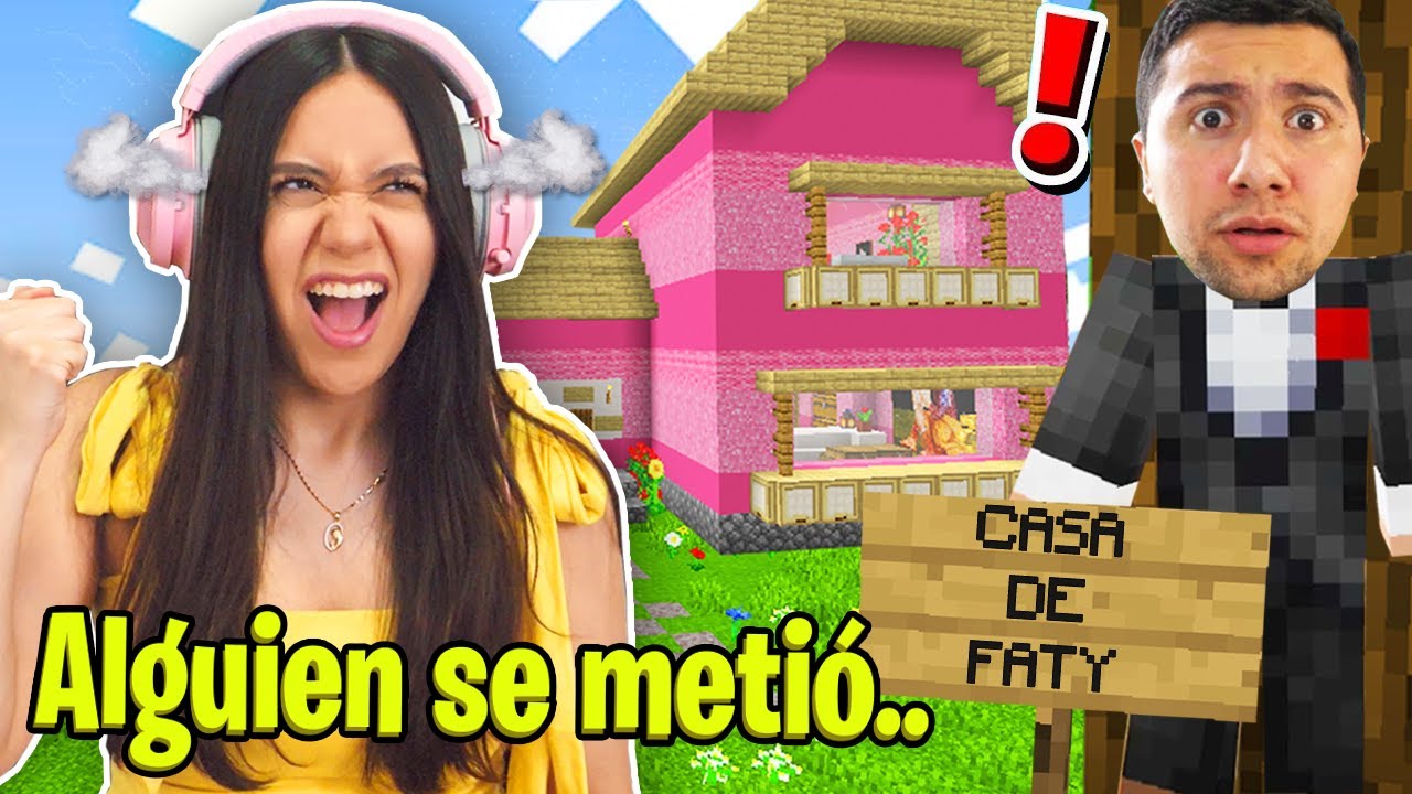 me INFILTRÉ en el MUNDO SECRETO de MINECRAFT de mi NOVIA a ESCONDIDAS 🤫😂 *BROMA*