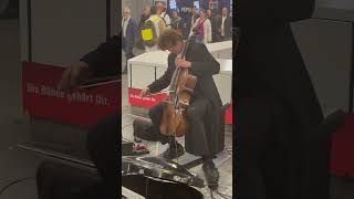 #viennaaustria #ubahnstars #cellist #musicians Peter Profant performing for UBahn Stars in Vienna AT