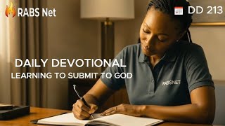 Learning To Submit To GOD