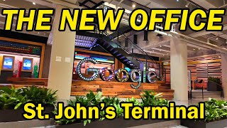 NEW GOOGLE NYC OFFICE TOUR: St. John's Terminal | LIFE AT GOOGLE NYC VLOG