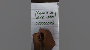 Express 0.000000478 in Scientific Notation #viral #trending #viralvideo #shorts #viralshorts #short