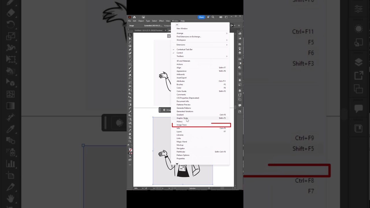 Trace any of your hand drawn sketch and convert it into a vector in Adobe illustrator tutorial.